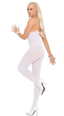 Elegant Moments Born This Way Bodystocking -Playboy Sales EM 1601 b white NH2013