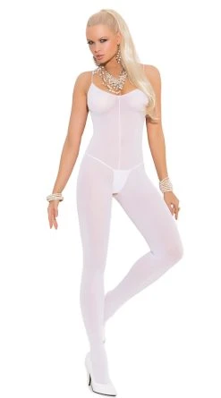 Elegant Moments Born This Way Bodystocking -Playboy Sales EM 1601 f white NH2013