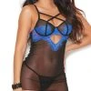 Elegant Moments Cross The Line Chemise Set -Playboy Sales EM 44062 f 2020SEP22955