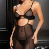 MAPALÉ Love Is In The Dare Babydoll Set -Playboy Sales ES 7367 Black Front 2021MAR30898