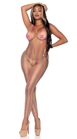 LEG AVENUE Rainbow Radiance Bodystocking