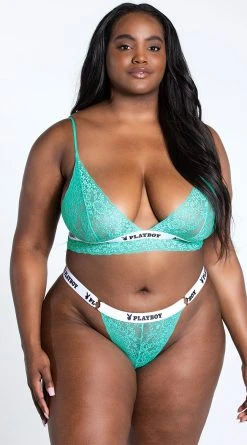 Playboy Plus Size Pleasure Seeker Bra Set -Playboy Sales PB EY4181X TEAL edit 2 YANDY PS06282021