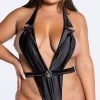 Playboy Plus Size Formal Affairs Satin Teddy