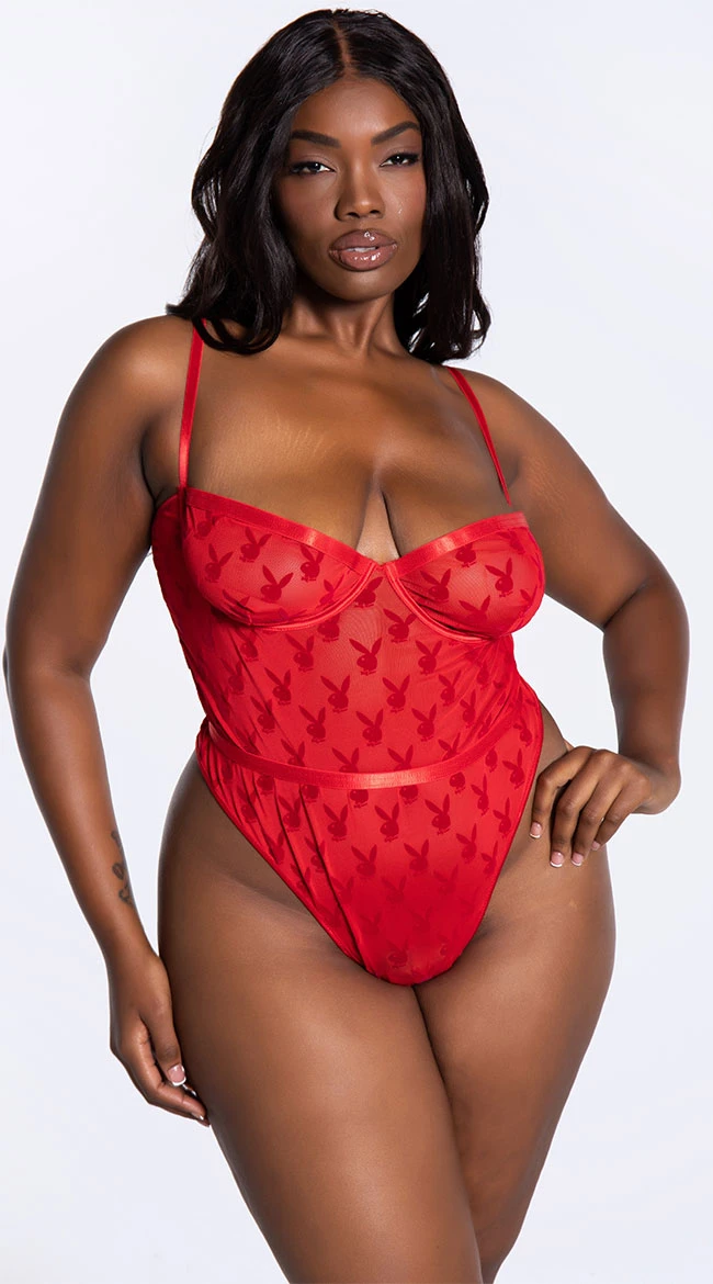 Playboy Plus Size Undeniable Chemistry Teddy 3 Playboy Plus Size Undeniable Chemistry Teddy