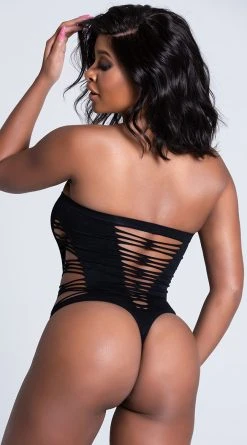 Pink Lipstick Lock Eyes Seamless Bodysuit 15 Pink Lipstick Lock Eyes Seamless Bodysuit -Playboy Sales PL 25036 BLACK 8 PS01182021