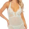 Popsi Lingerie Mint To Be Babydoll Set -Playboy Sales PO 8857 2019marPO13627