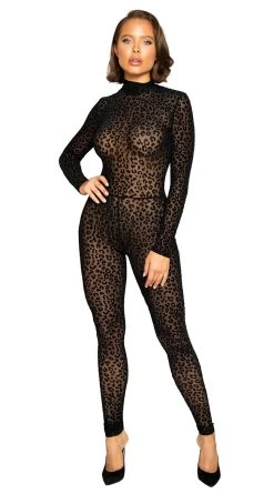 Roma Velvet Touch Leopard Bodystocking 18 Roma Velvet Touch Leopard Bodystocking -Playboy Sales RM LI376 2020Confidential