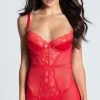 Seven 'til Midnight Crimson Crush Chemise Set -Playboy Sales ST 10837 RED PS10152019 2 Edit