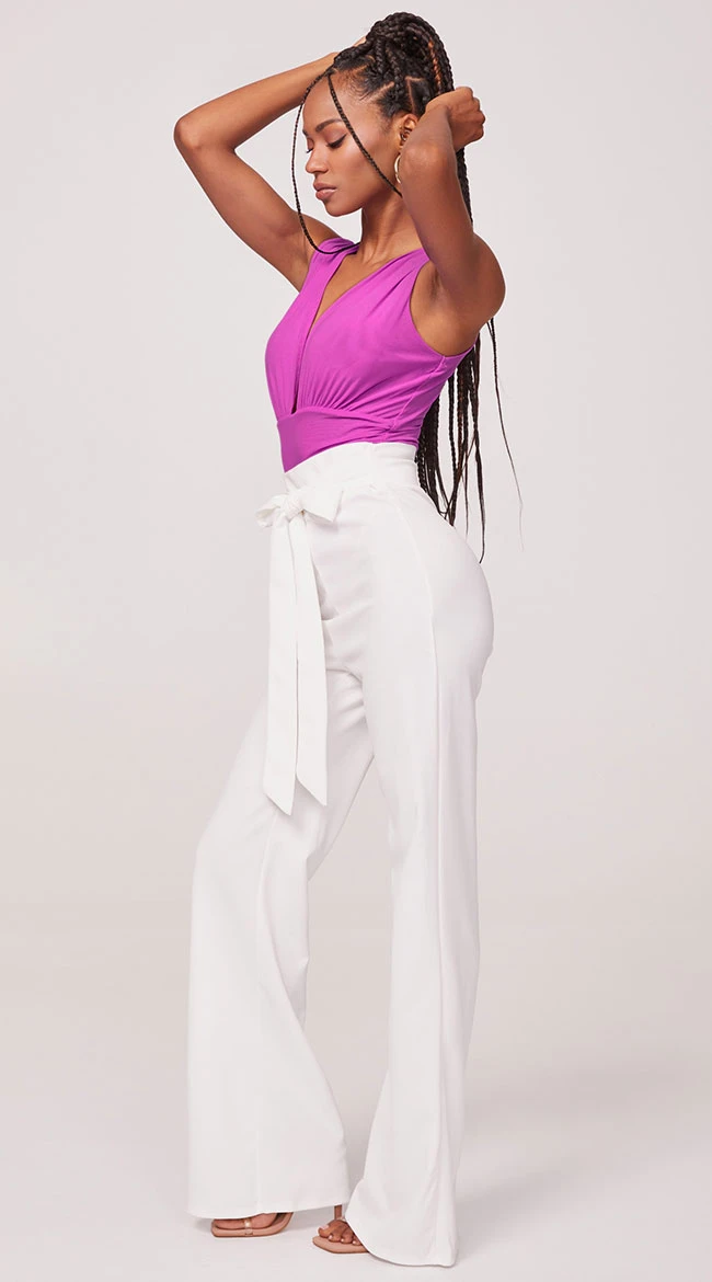 Top Chic Essential Deep V-Neck Bodysuit 16 Top Chic Essential Deep V-Neck Bodysuit - Image 14