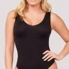 Yelete Basic Tank Top Bodysuit 1 Yelete Basic Tank Top Bodysuit -Playboy Sales YT BS1013 V NECK BASIC TANK TOP BODYSUIT 1583 WEBSIZE