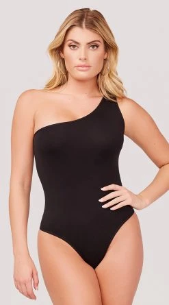 Yelete Basic One Shoulder Bodysuit